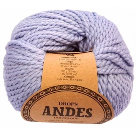 Drops Andes 8112 błękitny stalowy