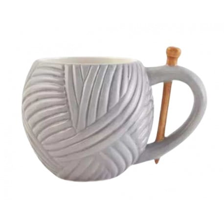 Kubek ceramiczny 500ml - szary
