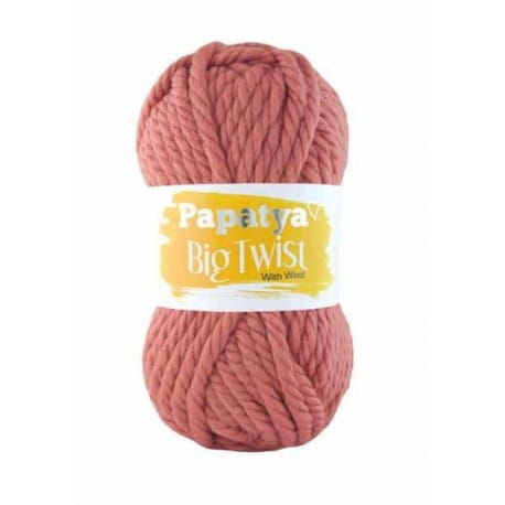Papatya Big Twist 3320 brudny róż