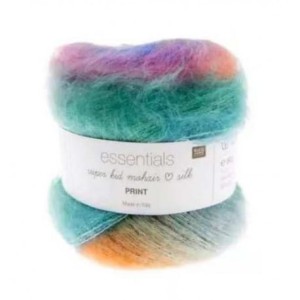 RICO DESIGN Essentials Super Kid Mohair Loves Silk Print 004
