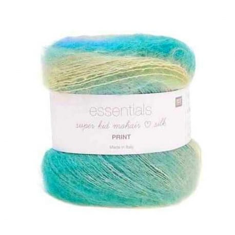 RICO DESIGN Essentials Super Kid Mohair Loves Silk Print 011