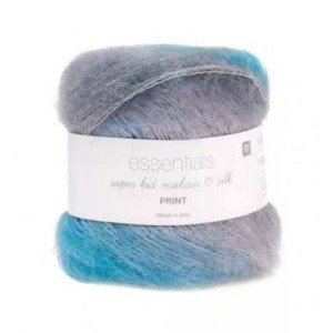 RICO DESIGN Essentials Super Kid Mohair Loves Silk Print 013