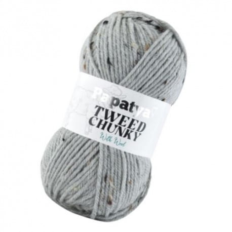 Papatya Tweed Chunky 2150 popielaty