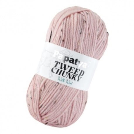 Papatya Tweed Chunky 4420 pudrowy róż