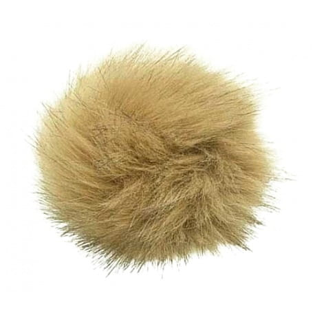 Pompon 12cm beżowy
