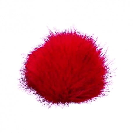 Pompon 12cm czerwony