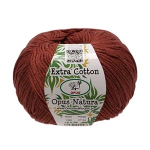 Extra Cotton Opus Natura 84 brązowy