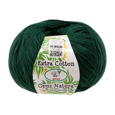 Extra Cotton Opus Natura 63 butelkowa zieleń