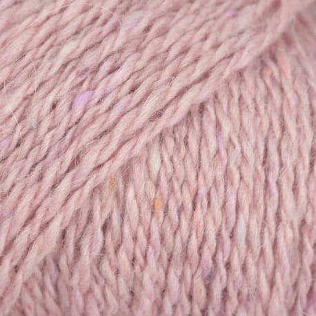 Drops Soft Tweed Mix 12 pudrowy róż