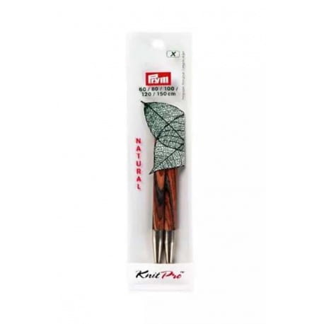 Druty wymienne 11,60cm KnitPro Prym Natural 15mm