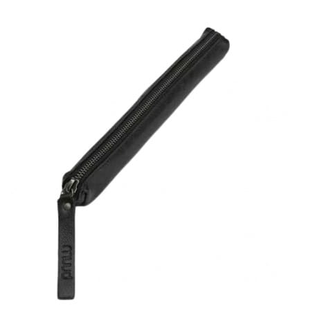 Hee XL Muud kolor Black duży skórzany piórnik/ etui
