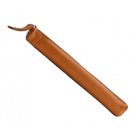 Hee XL Muud kolor Whisky duży skórzany piórnik/ etui