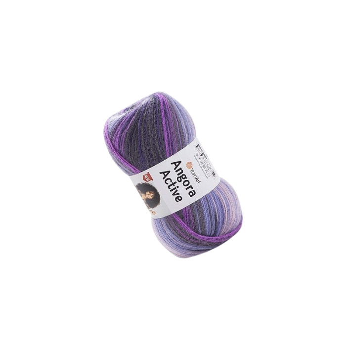 YarnArt Angora Active 847 fiolet, śliwka