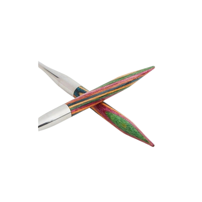 KnitPro Symfonie druty drewniane na żyłce 6,5mm/50cm