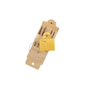 Zestaw drewnianych drutów z wymiennymi żyłkami PONY - Perfect Jute 3-5mm x 10,5cm