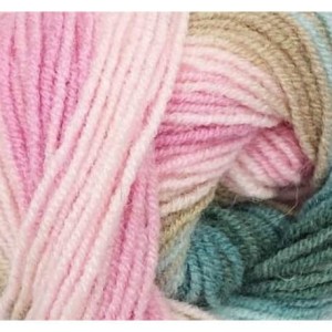 Alize Superlana Klasik Batik 2970 pastelowy róż, beżowy, niebieski