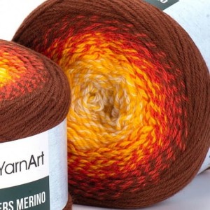 Flowers Merino Yarn Art 530
