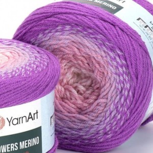 Flowers Merino Yarn Art 531