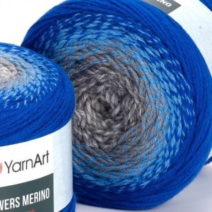 Flowers Merino Yarn Art 534
