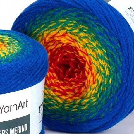 Flowers Merino Yarn Art 535