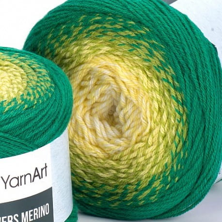 Flowers Merino Yarn Art 538