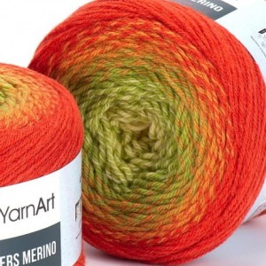 Flowers Merino Yarn Art 539