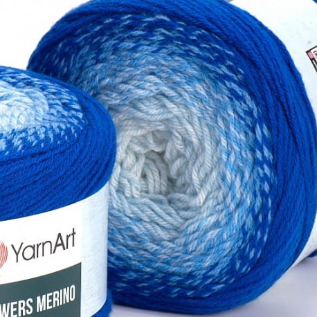 Flowers Merino Yarn Art 543