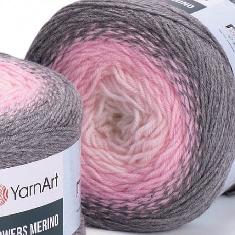 Flowers Merino Yarn Art 544