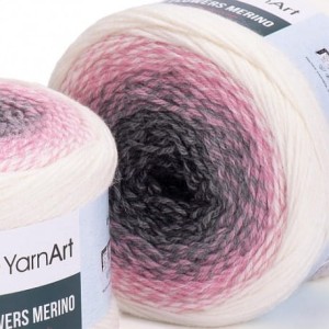 Flowers Merino Yarn Art 546