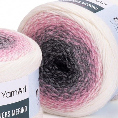 Flowers Merino Yarn Art 546
