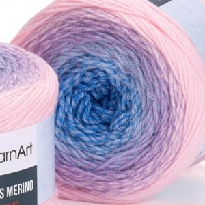 Flowers Merino Yarn Art 551