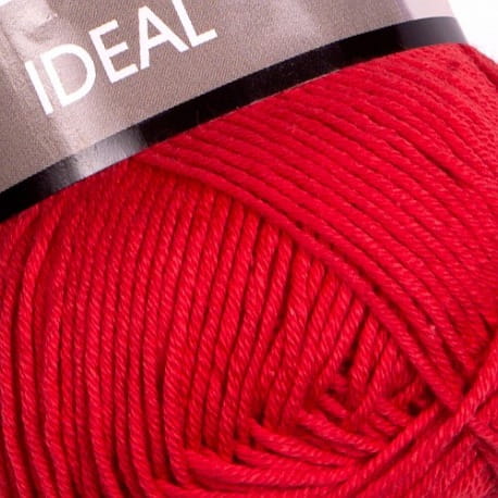 YarnArt Ideal 37 czerwony