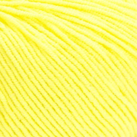 YarnArt Jeans 58 neonowy żółty