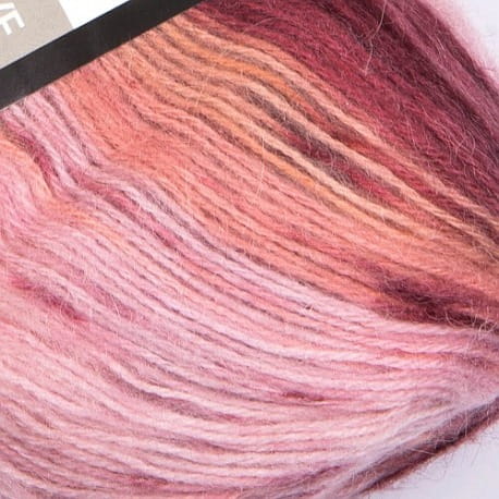 YarnArt Angora Active 846 różowo bordowo morelowy