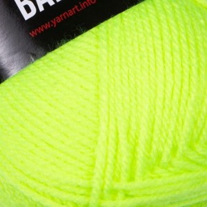 YarnArt Baby 8232 neonowy żółty