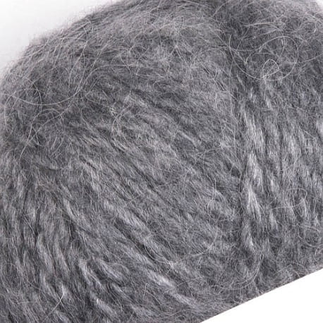 YarnArt Alpine Angora 335 ciemny szary