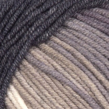YarnArt Jeans Crazy 8204 kremowy, popielaty, szary