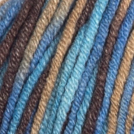 YarnArt Jeans Crazy 7202 melanże niebieskiego, beżu i brązu