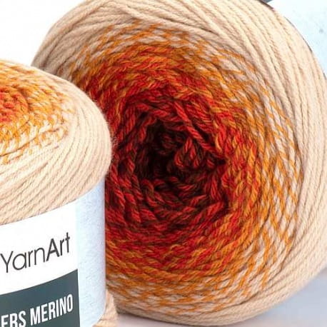 Flowers Merino Yarn Art 542