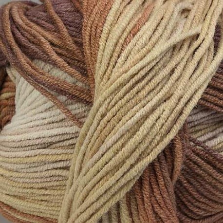 Alize Cotton Gold Batik 3300 beżowy, brązowy, kakaowy