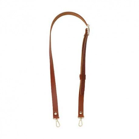 Skórzany pasek z karabińczykiem do torebek 140cm olej