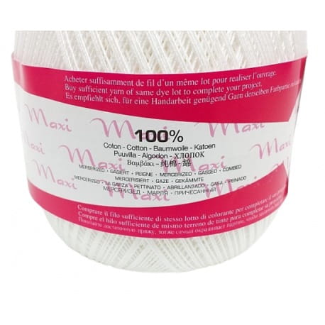 MAXI Madame Tricote śnieżnobiały