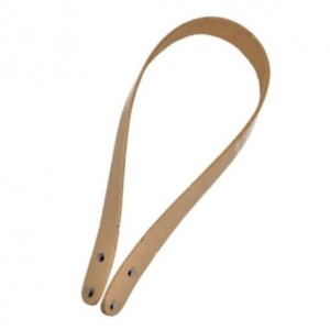 Skórzana rączka do torebki 65cm camel