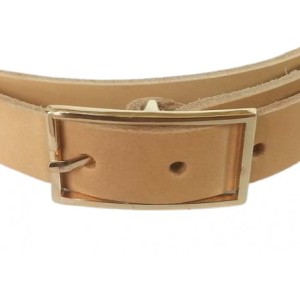 Skórzany pasek do toreb 140cm regulowany camel