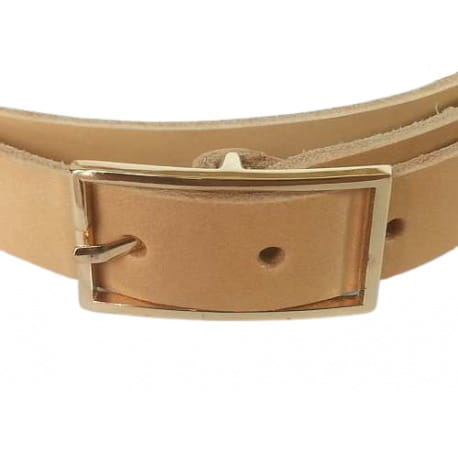 Skórzany pasek do toreb 140cm regulowany camel