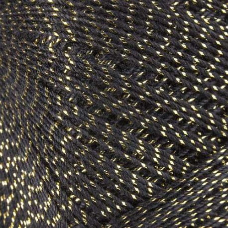 Maxi Metallic Altin Basak 2999 czarny ze złotą nitką
