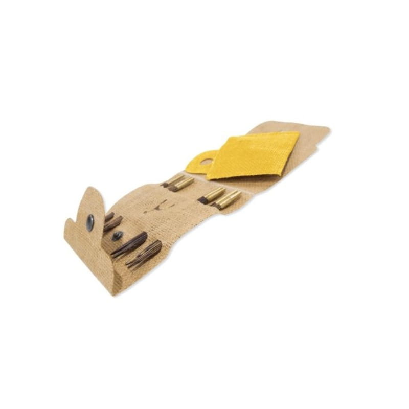 Zestaw drewnianych drutów z wymiennymi żyłkami PONY - Perfect Jute 3-5mm x 14cm