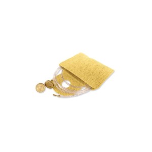 Zestaw drewnianych drutów z wymiennymi żyłkami PONY - Perfect Jute 3-5mm x 14cm