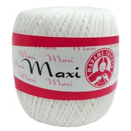 MAXI Madame Tricote śnieżnobiały