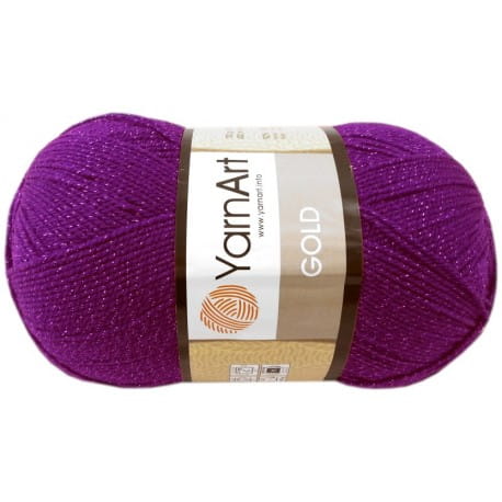 YarnArt Gold 9006 ciemny fioletowy